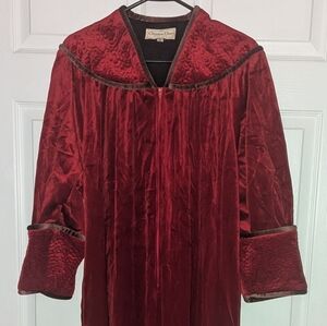 Dior Rich Red Velvet Gown